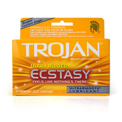 Trojan ultra ribbed ecstasy View #1