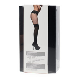 Irresistible Temptation 07 sheer garter stockings View #7