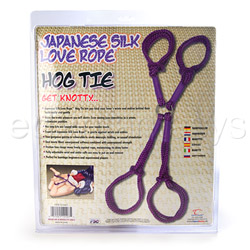 Japanese silk love rope hog tie View #2