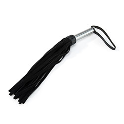 Leather flogger metal handle View #1