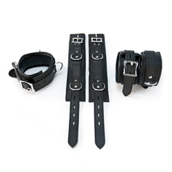 Leather wrist and ankle cuffs kit View #1