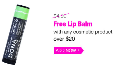 Free Lip Balm with any cosmetic product over $20