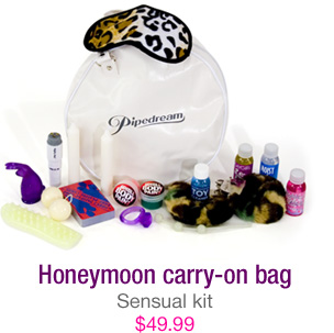 Honeymoon carry-on bag - sensual kit - $49.99