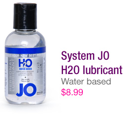 System JO H2O lubricant - $8.99