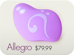 Allegro � clitoral vibrator, $79.99