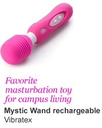 Favorite masturbation toy for campus living - Mystic wand