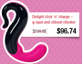 Delight click-n-charge - g-spot and clitoral vibrator