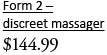 Form 2 - discreet massager, <%#Customer.Current.Culture.FormatMoney(144.99m)%>