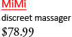 MiMi - discreet massager, <%#Customer.Current.Culture.FormatMoney(78.99m)%>