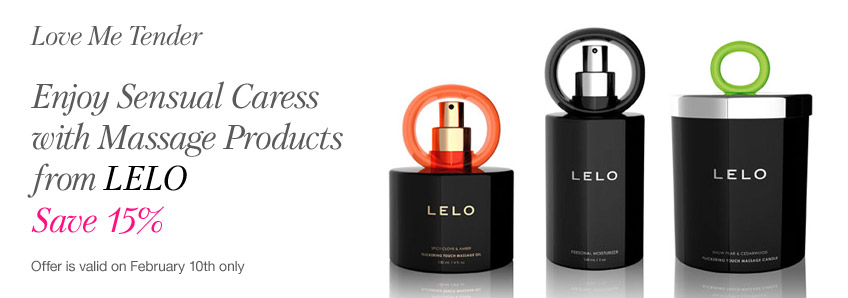 Enjoy Sensual Caress with Massaging Products from LELO. Save 15%