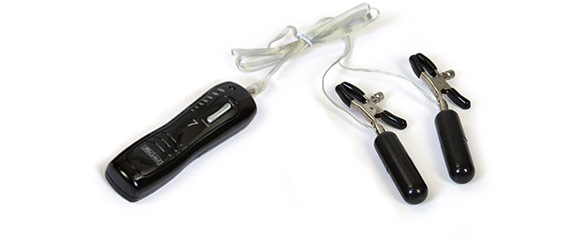 Vibrating nipple clamps