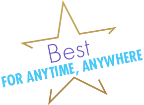 Best for Anytime, Anywhere