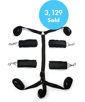 Soft touch bed restraint kit