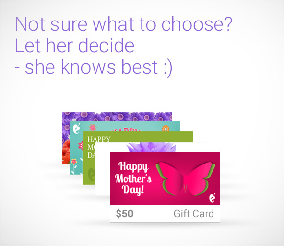 Not sure what to choose? Let her decide - she knows best :)