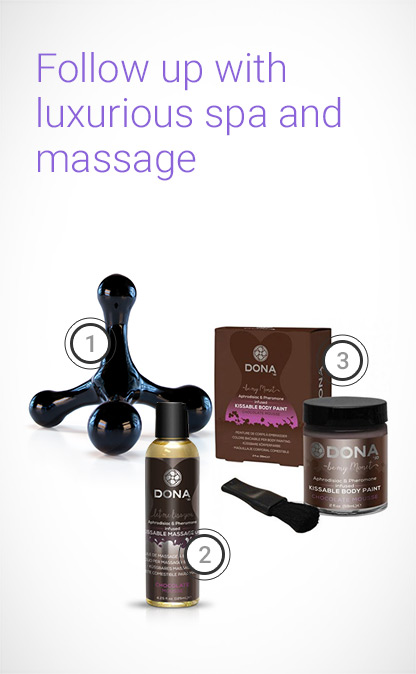 Follow up with luxurious spa and massage