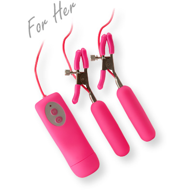 Sweet vibrating nipple clamps